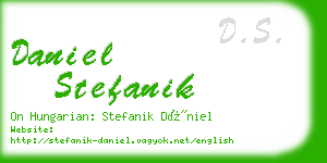 daniel stefanik business card